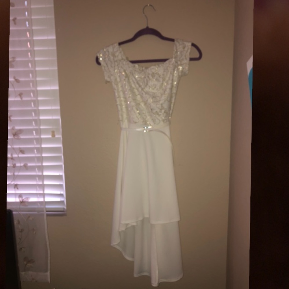White Sparklingly Dress